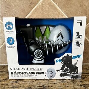 Sharper Image Black and White Robotosaur Mini